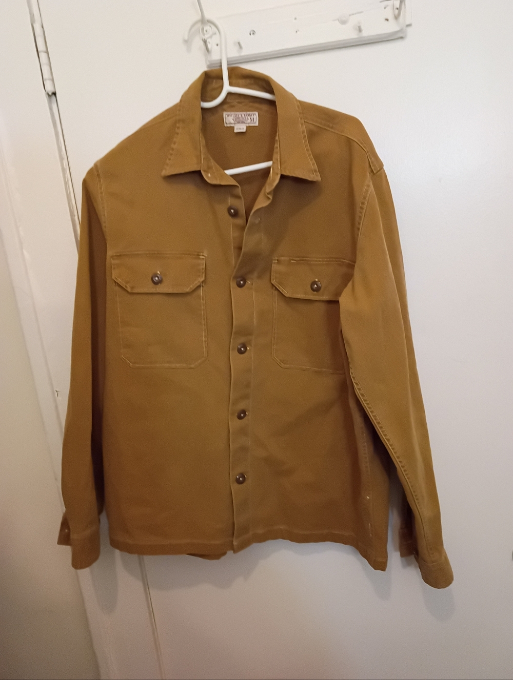 Wallace and Barnes Utility Chore Cotton  tan Shacket Size M